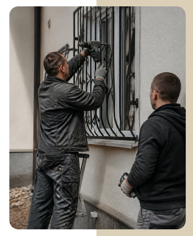 Установка наружных решеток в Большой Камне от 4969 р. | ДвериЛегко-Бль